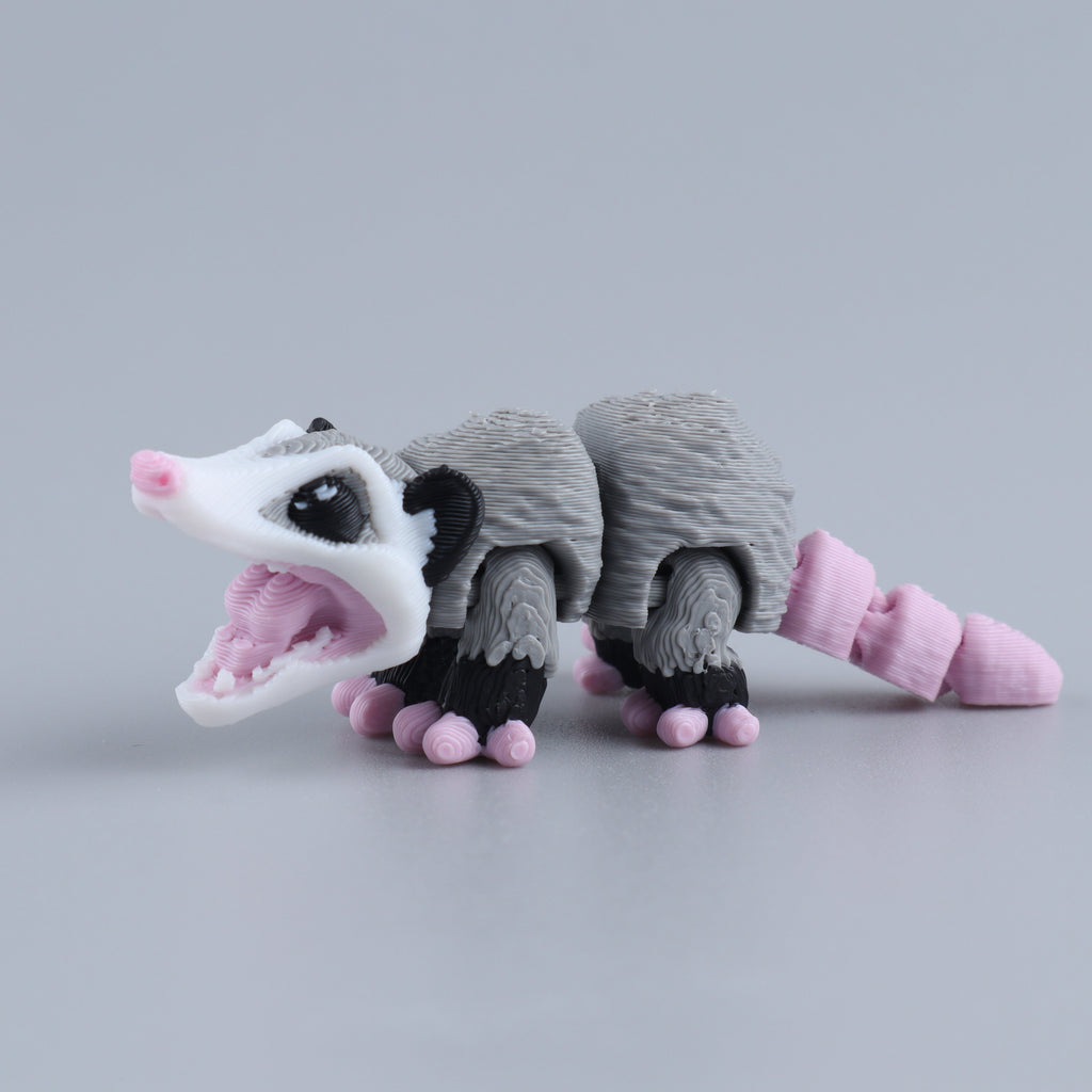 3D Printed Mini Fidget Creature Toy Pack – Articulated Party Favor Gift