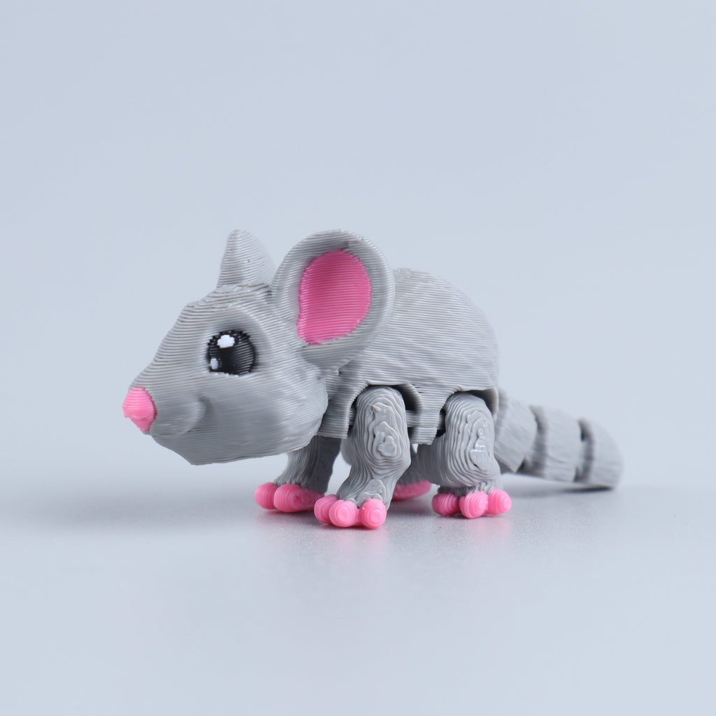 3D Printed Mini Fidget Creature Toy Pack – Articulated Party Favor Gift