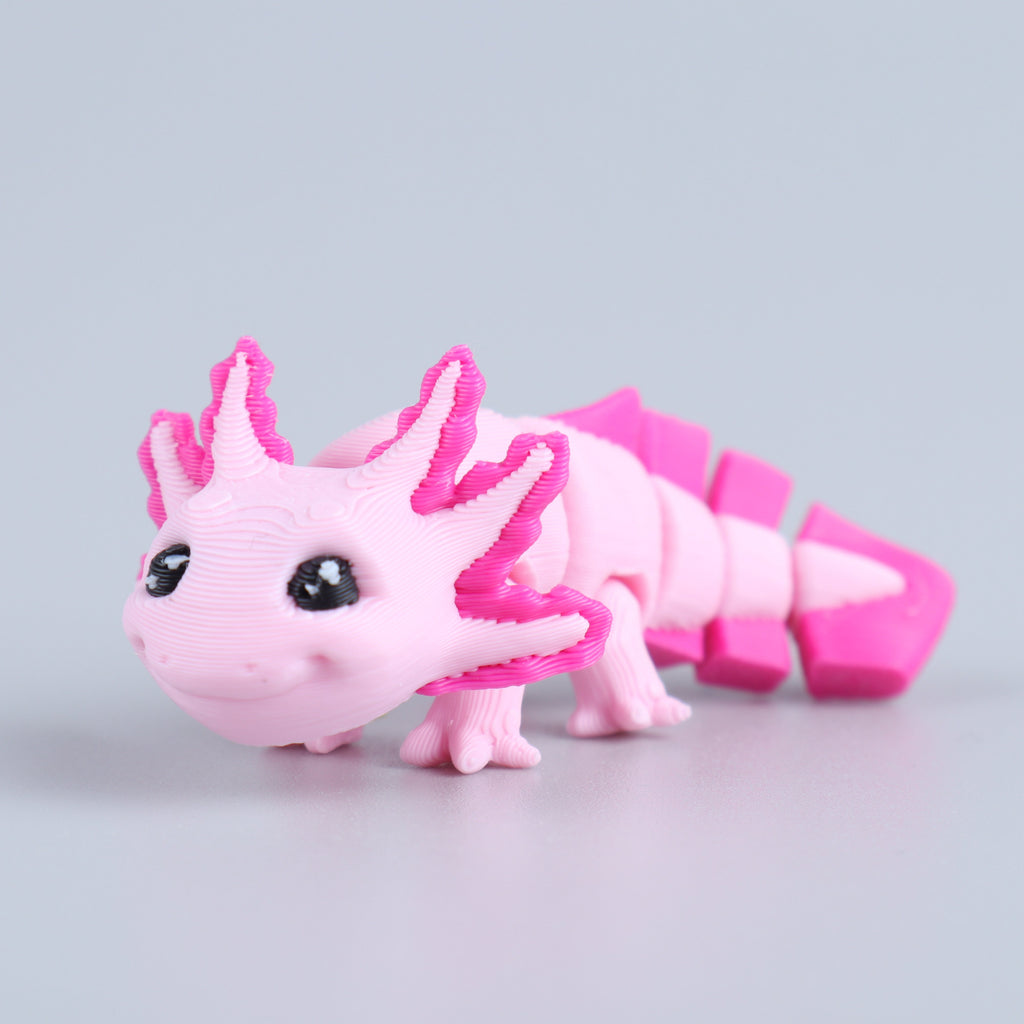 3D Printed Mini Fidget Creature Toy Pack – Articulated Party Favor Gift