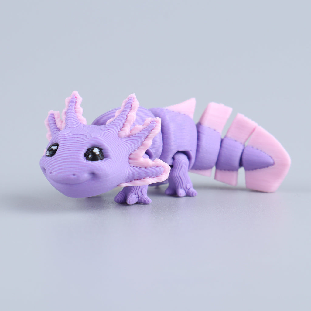 3D Printed Mini Fidget Creature Toy Pack – Articulated Party Favor Gift