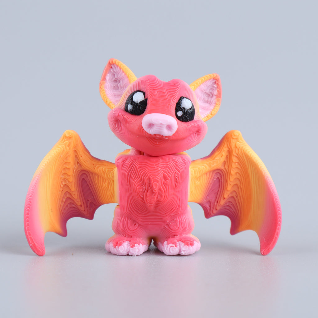 3D Printed Mini Fidget Creature Toy Pack – Articulated Party Favor Gift
