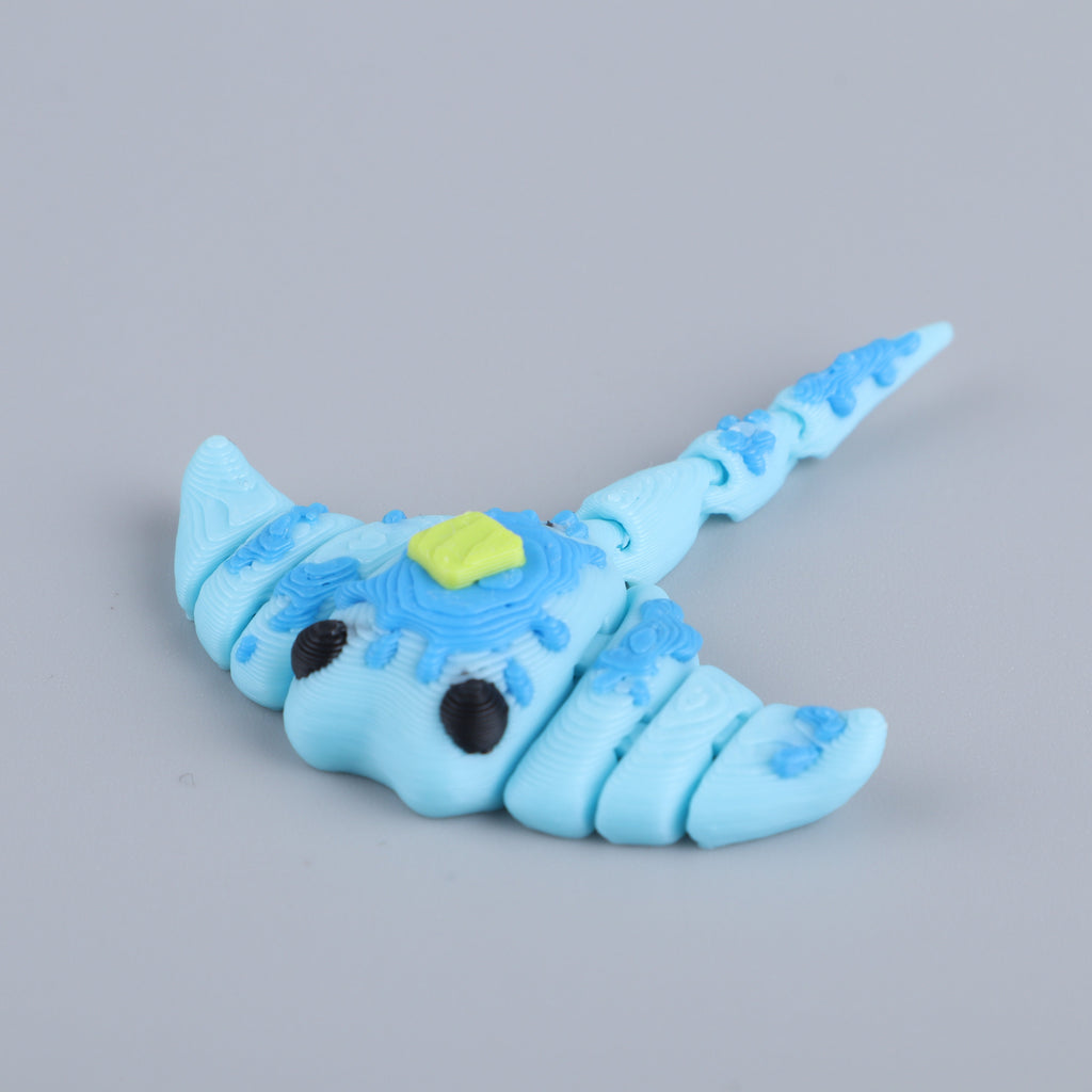 3D Printed Mini Fidget Creature Toy Pack – Articulated Party Favor Gift