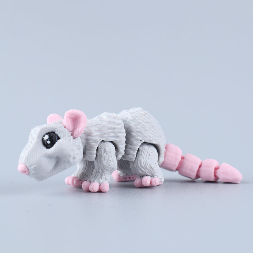 3D Printed Mini Fidget Creature Toy Pack – Articulated Party Favor Gift