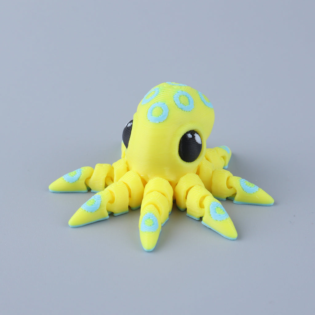 3D Printed Mini Fidget Creature Toy Pack – Articulated Party Favor Gift