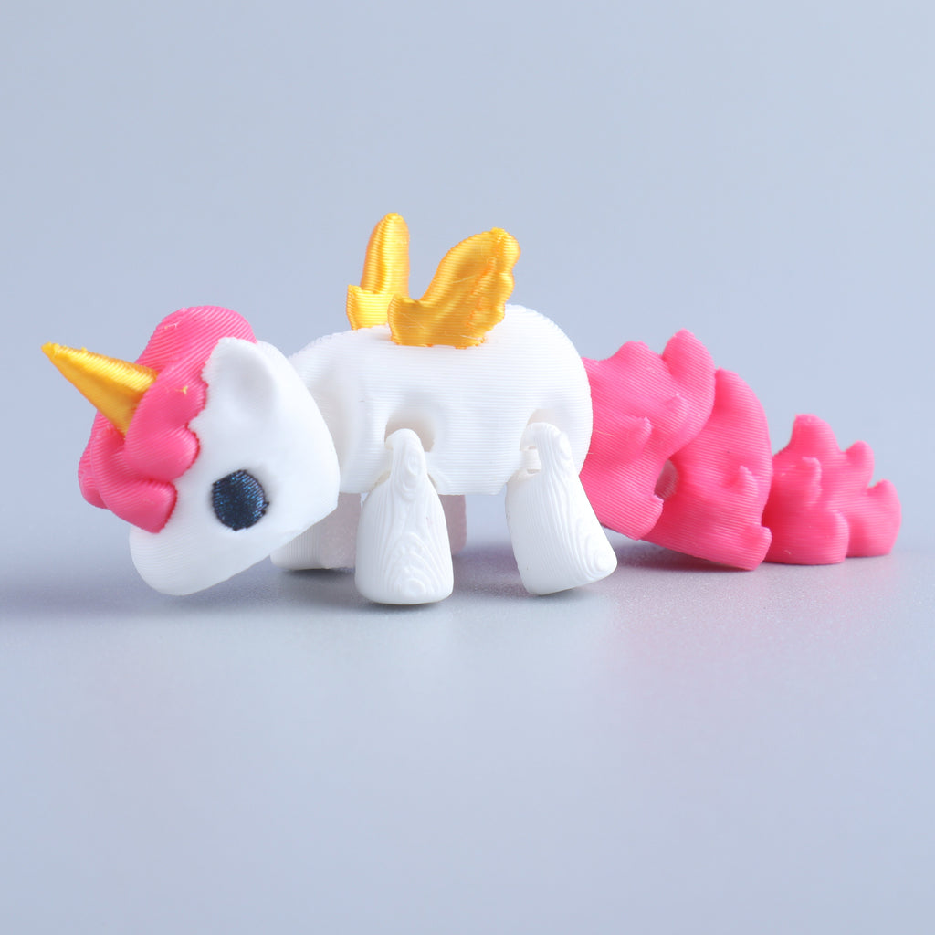 3D Printed Mini Fidget Creature Toy Pack – Articulated Party Favor Gift
