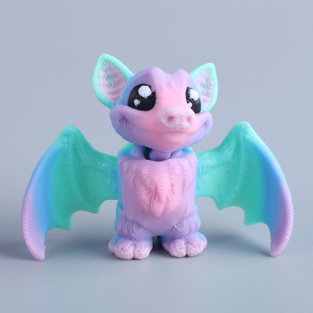 3D Printed Mini Fidget Creature Toy Pack – Articulated Party Favor Gift