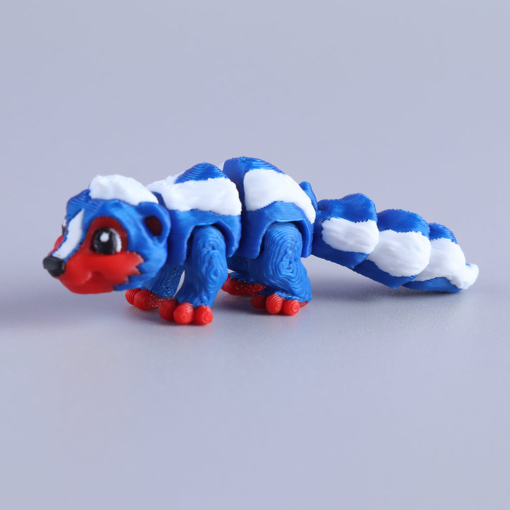 3D Printed Mini Fidget Creature Toy Pack – Articulated Party Favor Gift