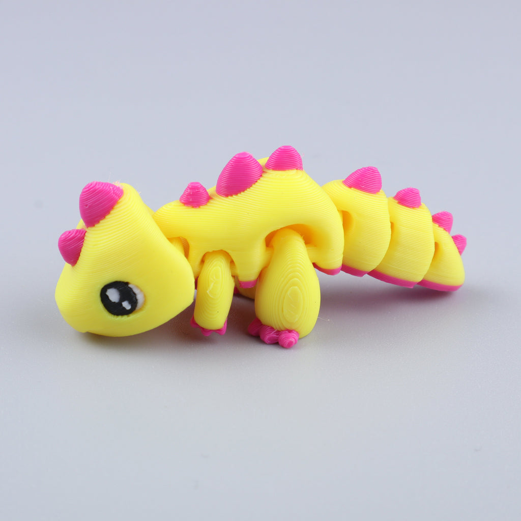 3D Printed Mini Fidget Creature Toy Pack – Articulated Party Favor Gift