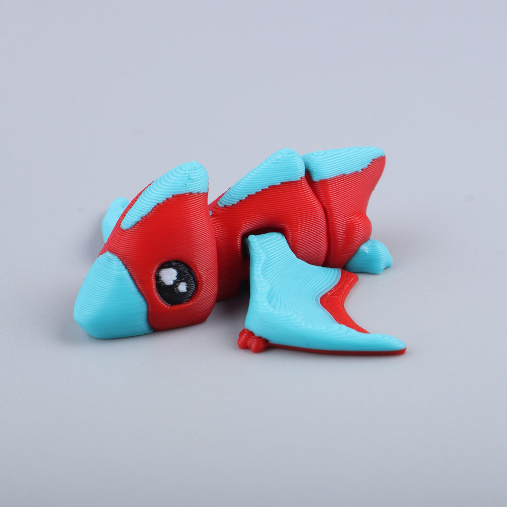 3D Printed Mini Fidget Creature Toy Pack – Articulated Party Favor Gift