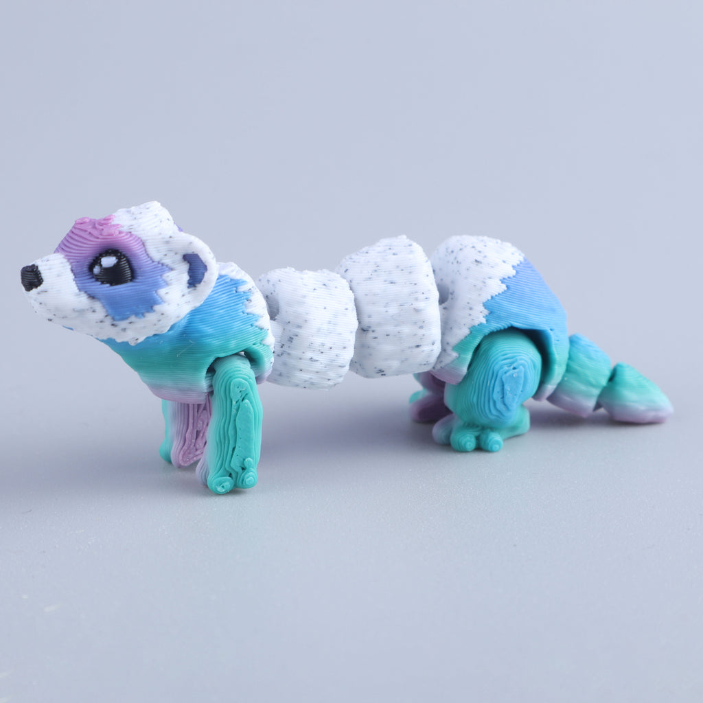 3D Printed Mini Fidget Creature Toy Pack – Articulated Party Favor Gift