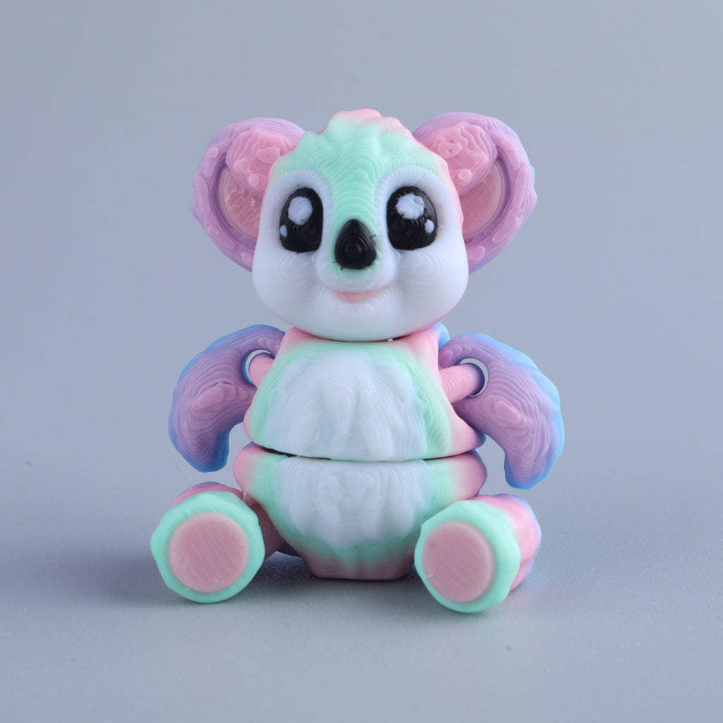 3D Printed Mini Fidget Creature Toy Pack – Articulated Party Favor Gift