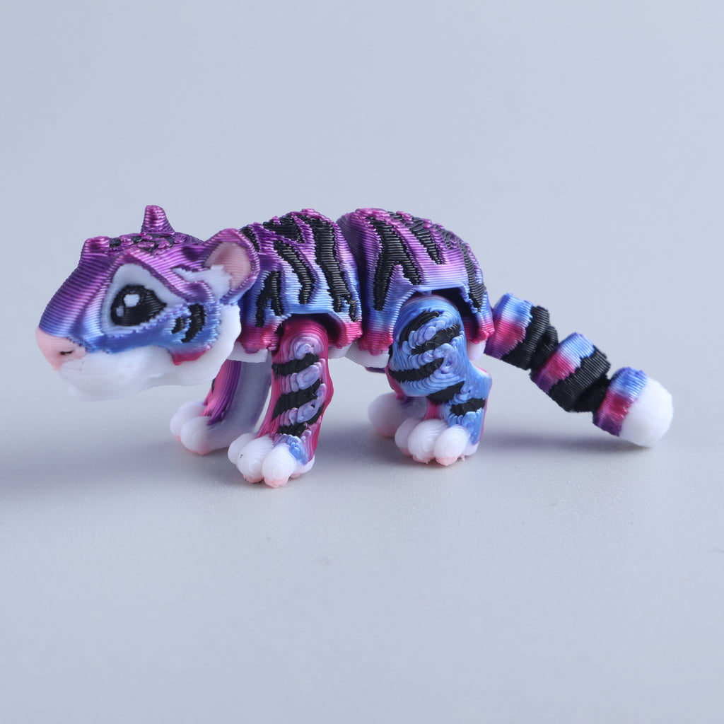 3D Printed Mini Fidget Creature Toy Pack – Articulated Party Favor Gift